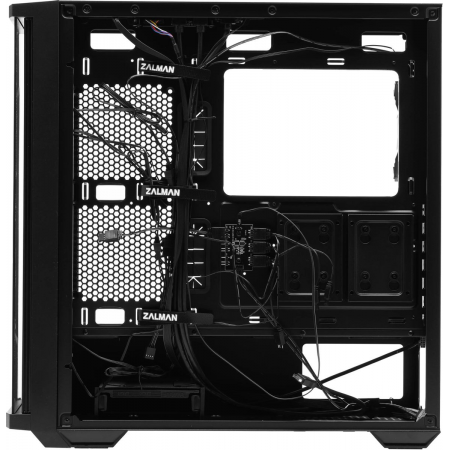 Корпус ZALMAN Z10 DUO, ATX, BLACK, WINDOW, 2x3.5, 2x2.5, 2xUSB3.0, 1xUSB 3.1 Type-C, FRONT 3x120mm Infinity Mirror ARGB, REAR 1x120mm Infinity Mirror ARGB, replaceable front panel, фото , изображение 12