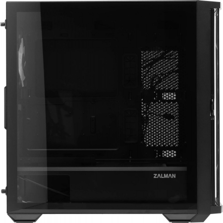 Корпус ZALMAN Z10 DUO, ATX, BLACK, WINDOW, 2x3.5, 2x2.5, 2xUSB3.0, 1xUSB 3.1 Type-C, FRONT 3x120mm Infinity Mirror ARGB, REAR 1x120mm Infinity Mirror ARGB, replaceable front panel, фото , изображение 8