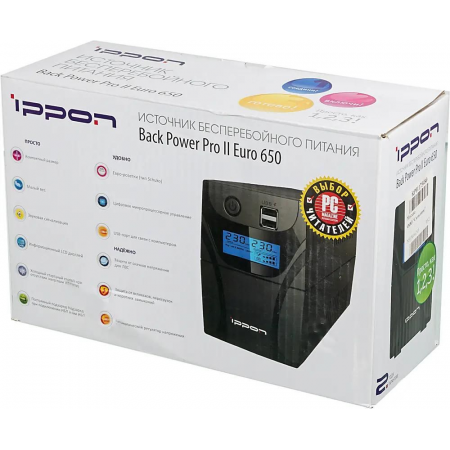 ИБП Ippon Back Power Pro II Euro 650, фото , изображение 16