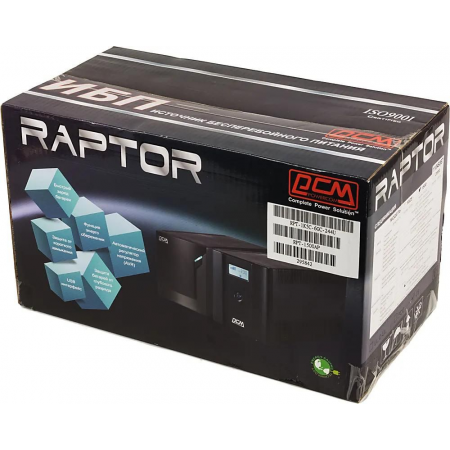 Источник бесперебойного питания Powercom Raptor RPT-1500AP 900Вт 1500ВА черный, фото , изображение 7