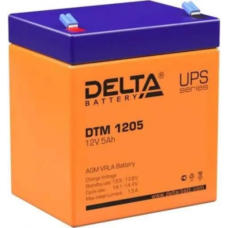 Батарея Delta DTM 1205 (12V, 5Ah), фото 