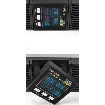 ИБП On-line ExeGate EP285647RUS PowerExpert ULS-2000.LCD.AVR.C13.USB.RS232.SNMP.2U , фото , изображение 5