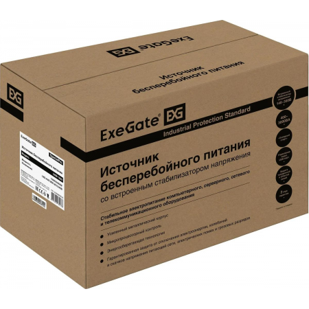 ИБП ExeGate EX292802RUS SpecialPro UNB-1600.LED.AVR.2SH.3C13.USB , фото , изображение 4