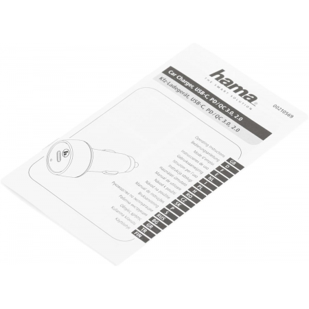 Автомобильное зар./устр. Hama H-210569 1.67A+3A+2.22A PD универсальное черный (00210569), фото , изображение 8