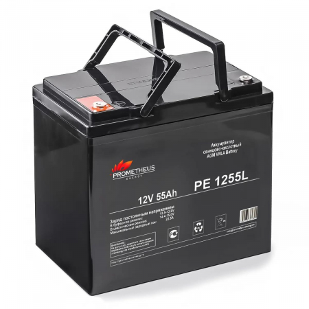 Батарея для ИБП Prometheus Energy PE 1255L 12В 55Ач, фото , изображение 2