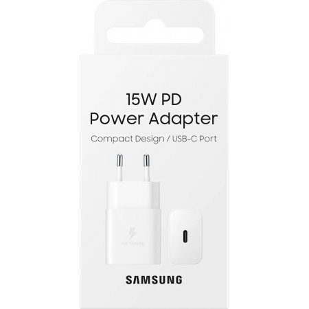 Сетевое зарядное устройство Samsung Adapter 15W Type C White (EP-T1510NWEGEU), фото , изображение 6