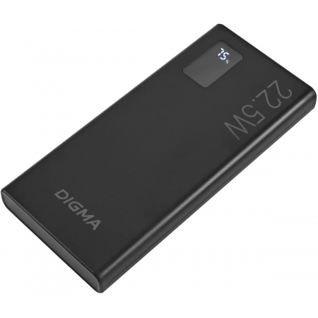 Мобильный аккумулятор Digma DGPF10A 10000mAh QC3.0/PD3.0 22.5W 5A 2xUSB-A/USB-C черный (DGPF10A22PBK), фото , изображение 10