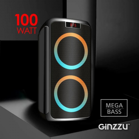 Акустическая система Ginzzu GM-202 Midi, RGB/BT/USB/SD/FM/ДУ, фото , изображение 11