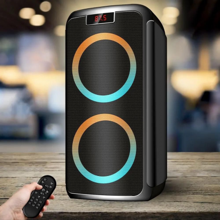 Акустическая система Ginzzu GM-202 Midi, RGB/BT/USB/SD/FM/ДУ, фото , изображение 10