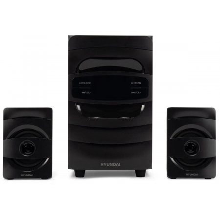 Микросистема Hyundai H-MS1404 черный 30Вт FM USB BT SD, фото , изображение 3