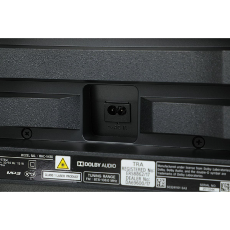 Минисистема Sony MHC-V43D черный/CD/CDRW/DVD/DVDRW/FM/USB/BT, фото , изображение 17