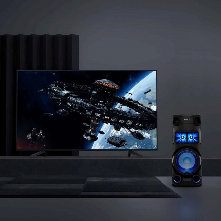 Минисистема Sony MHC-V43D черный/CD/CDRW/DVD/DVDRW/FM/USB/BT, фото , изображение 7