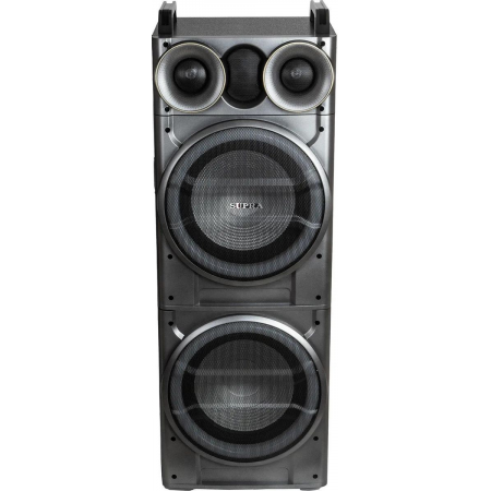 Минисистема Supra SMB-2150 черный 1200Вт FM USB BT SD (в комплекте: активн.+пассив.колонки), фото , изображение 3