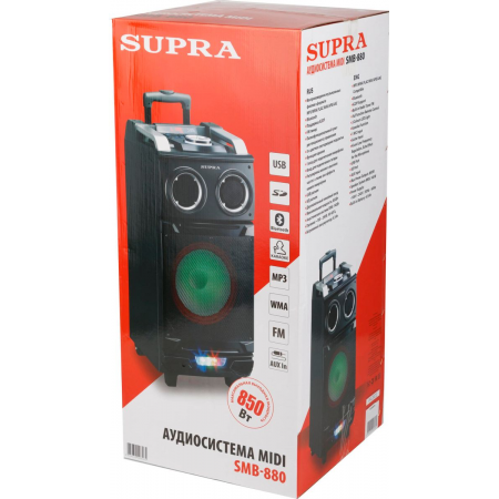 Минисистема Supra SMB-880 черный 140Вт/FM/USB/BT/SD, фото , изображение 12