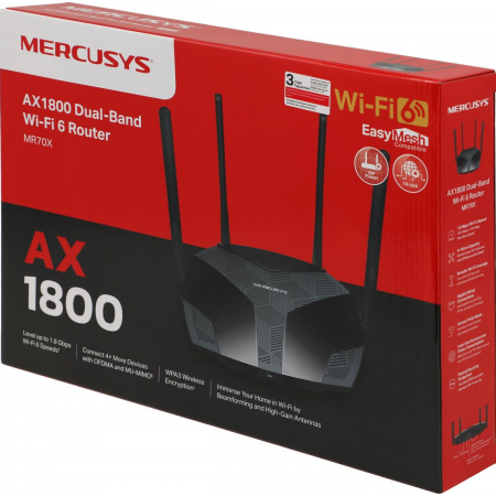 Wi-Fi роутер Mercusys MR70X, фото , изображение 10
