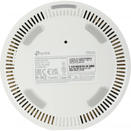 MESH-комплект TP-Link Deco X50 (1-Pack), фото , изображение 14 MESH-комплект TP-Link Deco X50 (1-Pack), фото , изображение 14