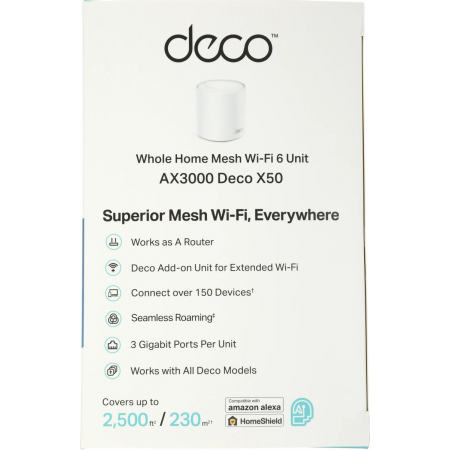MESH-комплект TP-Link Deco X50 (1-Pack), фото , изображение 18 MESH-комплект TP-Link Deco X50 (1-Pack), фото , изображение 18