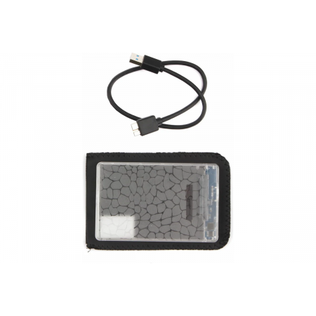 Внешний корпус 2.5 Gembird EE2-U3S-32P, прозрачный, USB 3.0, SATA, пластик, фото , изображение 3