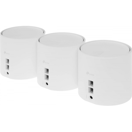 Бесшовный Mesh роутер TP-Link Deco X10 (DECO X10(3-PACK)) AX1500 10/100/1000BASE-TX белый (упак.:3шт), фото , изображение 2