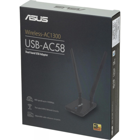Wi-Fi адаптер ASUS USB-AC58, фото , изображение 7