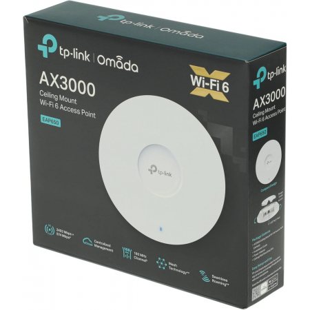 Точка доступа AX3000 Ceiling Mount Dual-Band Wi-Fi 6 Access Point, фото , изображение 12