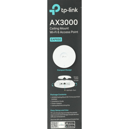 Точка доступа AX3000 Ceiling Mount Dual-Band Wi-Fi 6 Access Point, фото , изображение 14