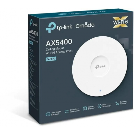 Точка доступа AX5400 Ceiling Mount Dual-Band Wi-Fi 6 Access Point, фото , изображение 6 Точка доступа AX5400 Ceiling Mount Dual-Band Wi-Fi 6 Access Point, фото , изображение 6