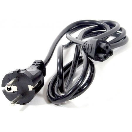 Кабель питания для ноутбуков 1.8m, 3-pin, с заземлением, 220V Telecom TP022-1.8-BK, фото 