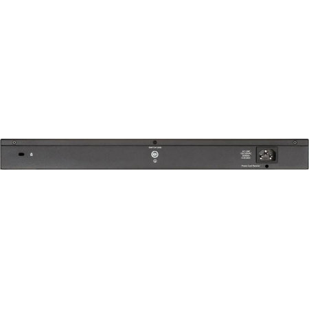 Настраиваемый L2 коммутатор D-Link DGS-1100-26MPPV2/A3A с 24 портами 10/100/1000Base-T и 2 комбо-портами 1000Base-T/SFP (порты 1-24 PoE 802.3af/at, порты 21-24 PoE 802.3bt, PoE-бюджет 525 Вт), фото , изображение 3