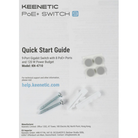PoE коммутатор Keenetic PoE+ Switch 9 (KN-4710), фото , изображение 7
