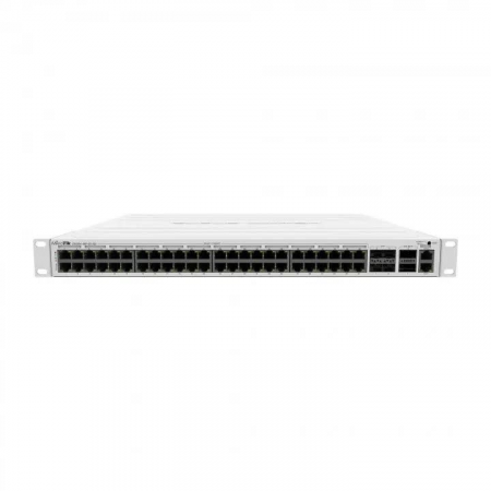 Коммутатор CRS354-48P-4S+2Q+RM Cloud Router Switch 354-48P-4S+2Q+RM with 48 x Gigabit RJ45 LAN (all PoE-out), 4 x 10G SFP+ cages, 2 x 40G QSFP+ cages, RouterOS L5, 1U rackmount enclosure, 750W PSU, фото , изображение 3