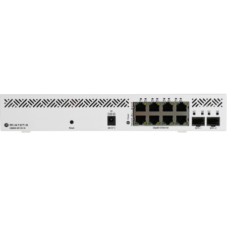 Коммутатор Mikrotik CSS610-8P-2S+IN PoE-коммутатор, 8х 1G RJ45, 2х SFP+, раздача PoE 140 Вт, SwitchOS Lite, фото , изображение 5