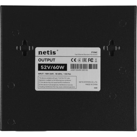 Коммутатор (свитч) Netis P106C, фото , изображение 4