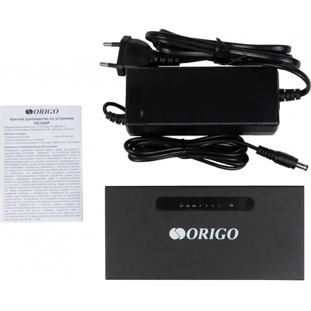 Неуправляемый PoE-коммутатор ORIGO OS1206P/60W/A1A 4x100Base-TX PoE+, 2x100Base-TX, PoE-бюджет 60 Вт, корпус металл, фото , изображение 5