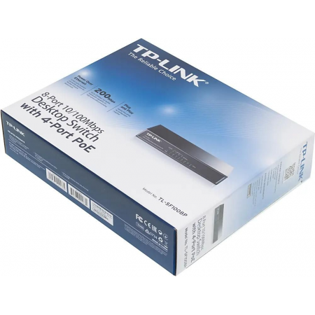 Коммутатор (свитч) TP-Link TL-SF1008P, фото , изображение 5