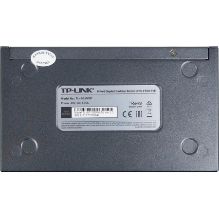 Коммутатор (свитч) TP-Link TL-SG1008P, фото , изображение 4
