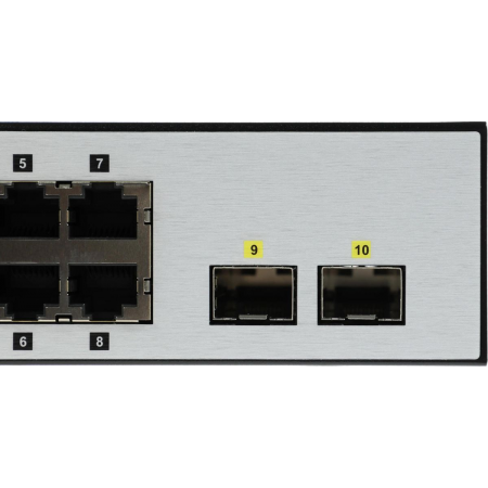 Коммутатор D-Link DGS-1210-10P/ME/B1A Управляемый 2 уровня с 8 портами 10/100/1000Base-T с поддержкой PoE и 2 портами 1000Base-X SFP, фото , изображение 8