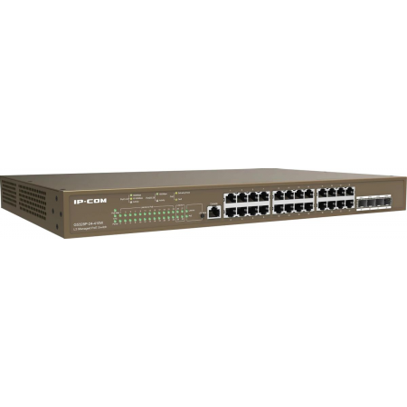 Коммутатор 24PORT 1000M POE 4SFP G5328P-24-410W IP-COM, фото , изображение 4