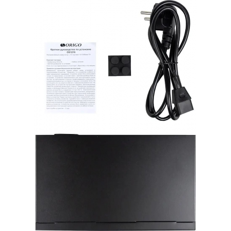 Неуправляемый коммутатор ORIGO OS1216/A1A 16x100Base-TX, корпус металл, фото , изображение 5