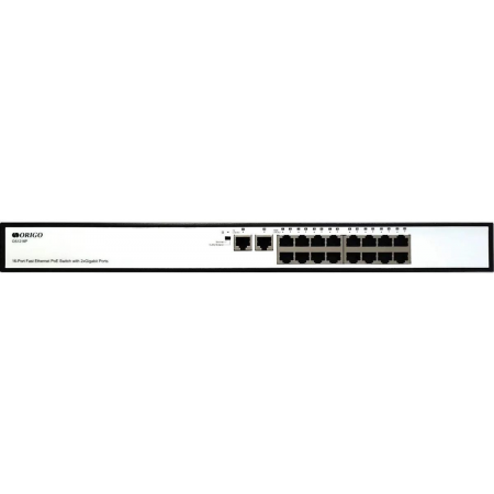 Неуправляемый PoE-коммутатор ORIGO OS1218P/190W/A1A 16x100Base-TX PoE+, 2x1000Base-T, PoE-бюджет 190 Вт, корпус металл, фото , изображение 4