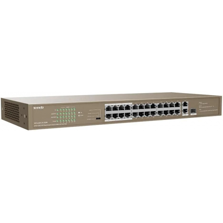 Коммутатор Tenda TEF1126P-24-250W 26-Портовый  без управления FE c 24 портами PoE, фото , изображение 3