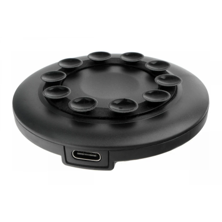 Беспроводной адаптер питания на присосках Cablexpert MP3A-PC-33, QI 10Wt, 7,5Wt, 5Wt, фото 