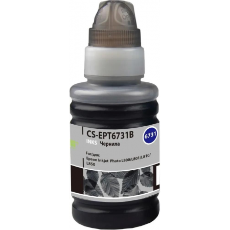 Чернила Cactus CS-EPT6731 черный (100мл) Epson L800, фото , изображение 3