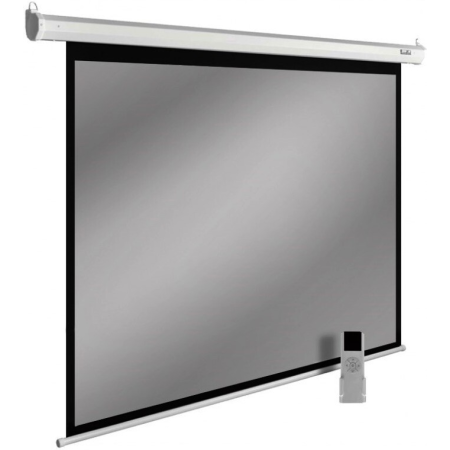 Экран Cactus 150x200см SIlverMotoExpert CS-PSSME-200X150-DG 4:3 настенно-потолочный рулонный темно-серый (моторизованный привод), фото 