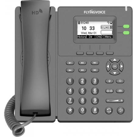 Телефон IP Flyingvoice P20 серый (упак.:1шт), фото , изображение 2