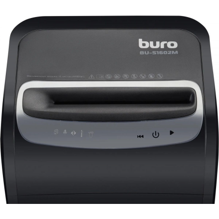 Шредер Buro Office BU-S1602M (секр.P-5)/фрагменты/16лист./30лтр./пл.карты/CD, фото , изображение 2