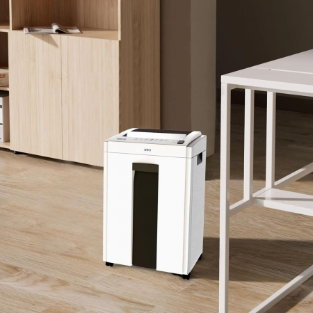 Шредер Deli ET051 белый (секр.P-4) фрагменты 10лист. 16лтр., фото , изображение 5