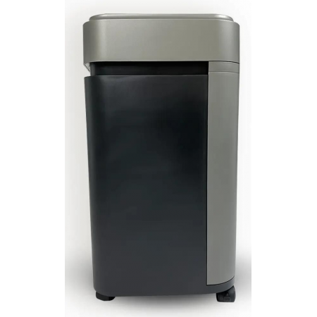 Шредер Heleos АП23-5 серый/серебристый с автоподачей (секр.P-5) фрагменты 145лист. 23лтр. скрепки скобы пл.карты, фото , изображение 3