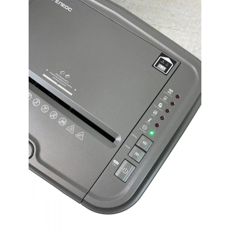 Шредер Heleos АП23-5 серый/серебристый с автоподачей (секр.P-5) фрагменты 145лист. 23лтр. скрепки скобы пл.карты, фото , изображение 5