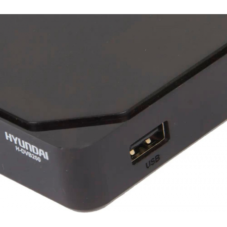 Ресивер DVB-T2 Hyundai H-DVB200 черный, фото , изображение 15
